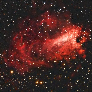 Omega Nebula or Swan Nebula, M 17, NGC 6618
